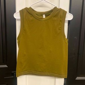 Athleta tank , dark green